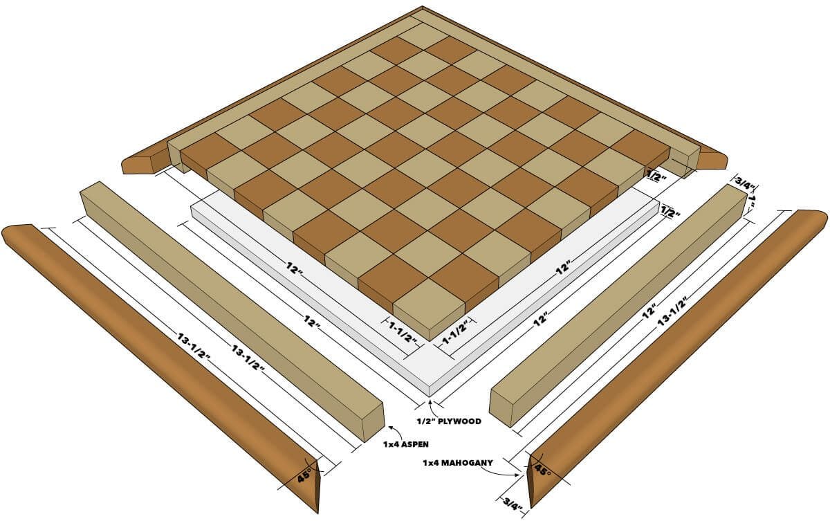 Free Printable Chessboard