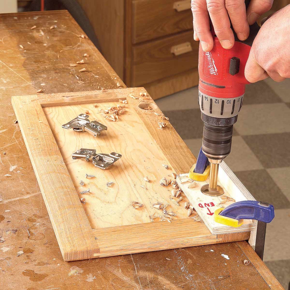 Euro Hinge Drilling Jig The Family Handyman