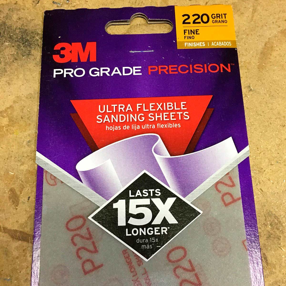 Pro Picks 3M Pro Grade Precision Ultra Flexible Sanding Sheets