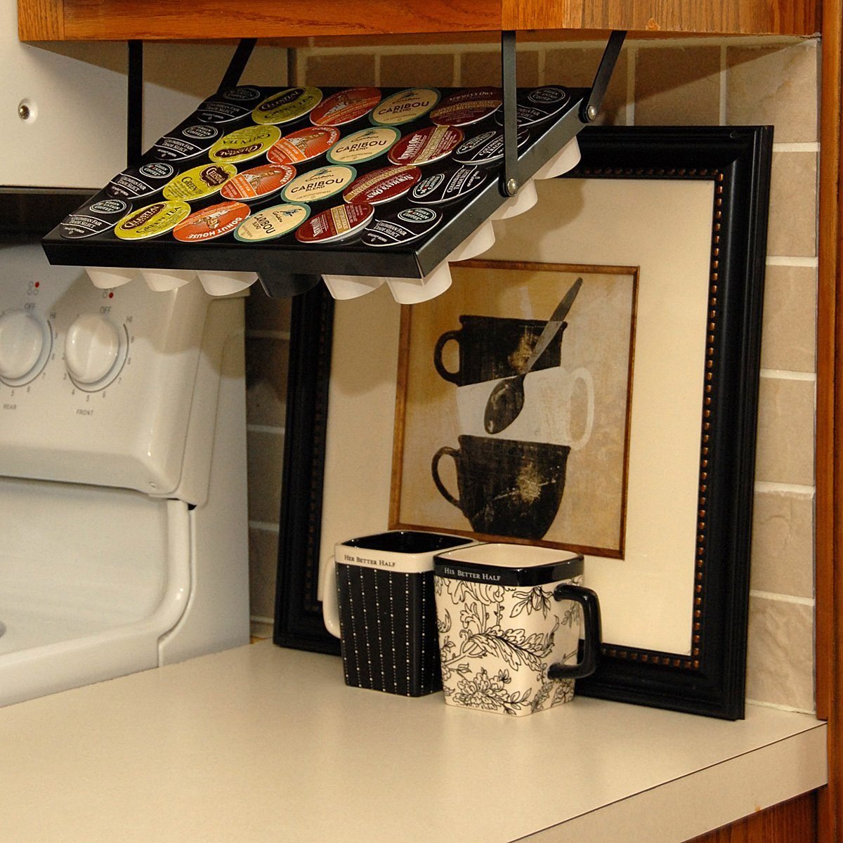 Under-Cabinet K-Cup Organizer