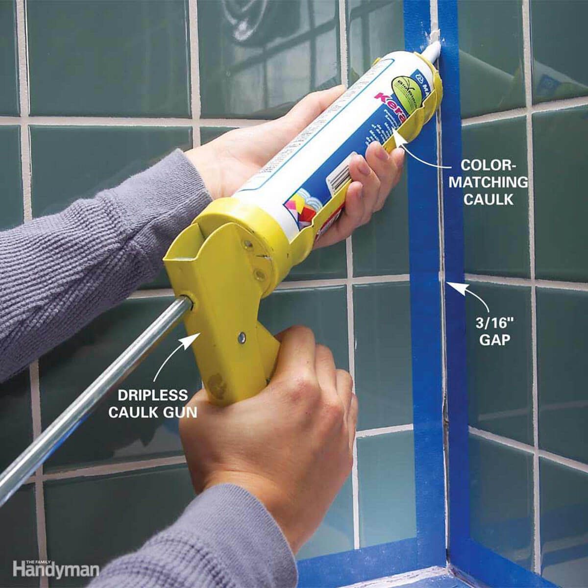 Tips For Caulking Learn How to Caulk the Best Way Family Handyman