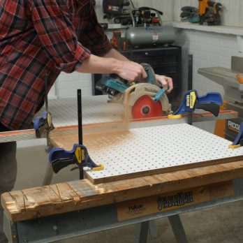 How To Build a Sliding Pegboard Storage System | The Family Handyman