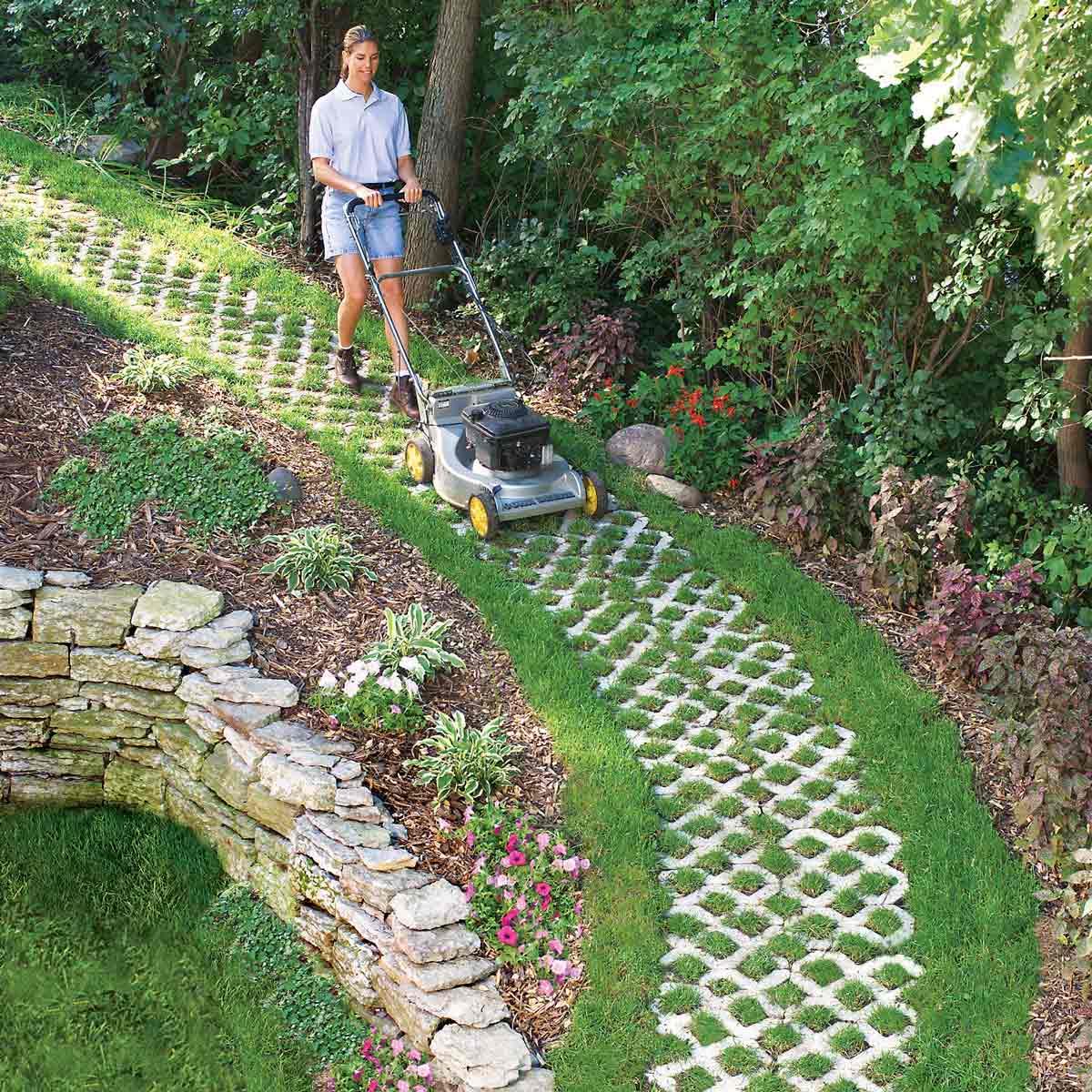 A Paver Path that Grows