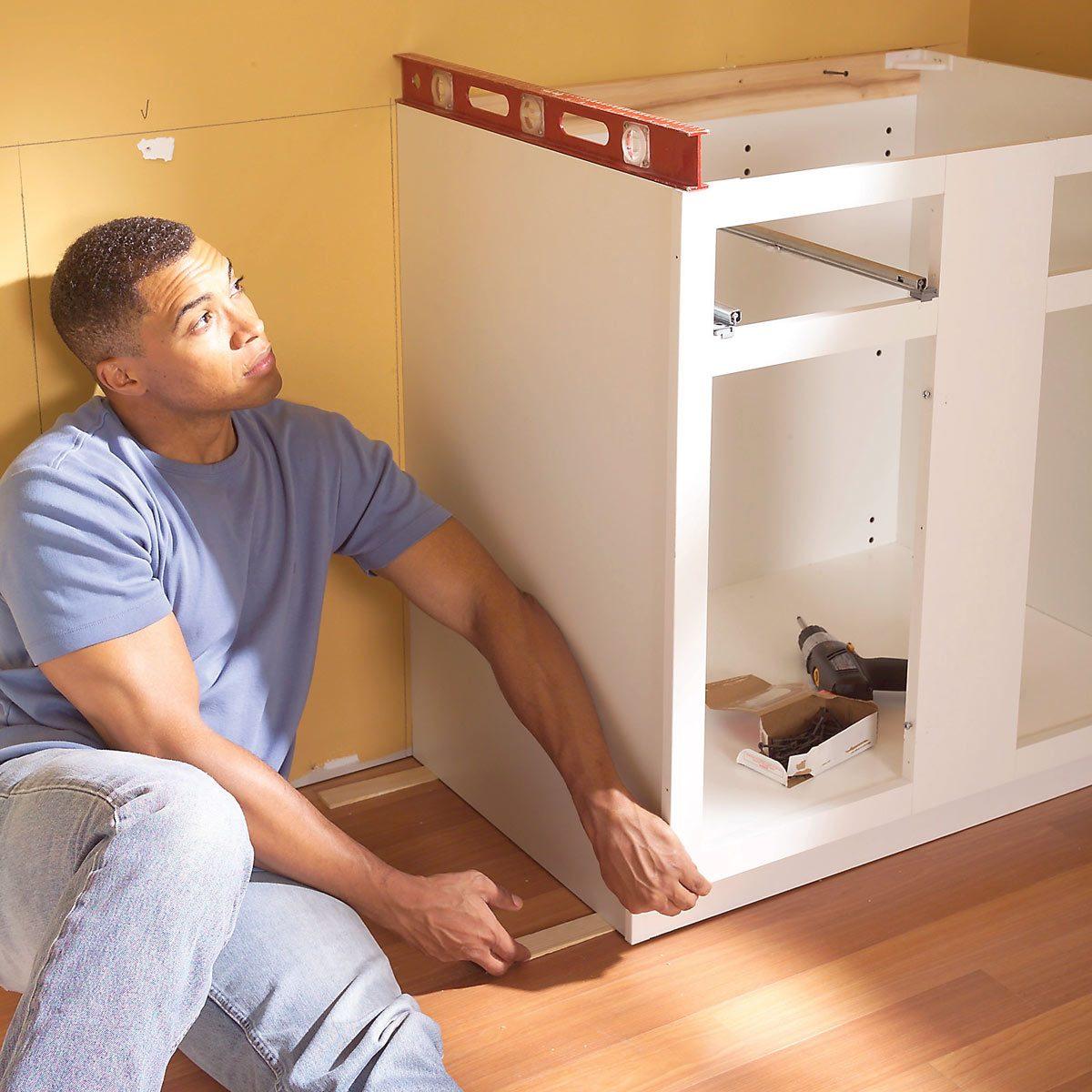 how to install kitchen base cabinets        <h3 class=