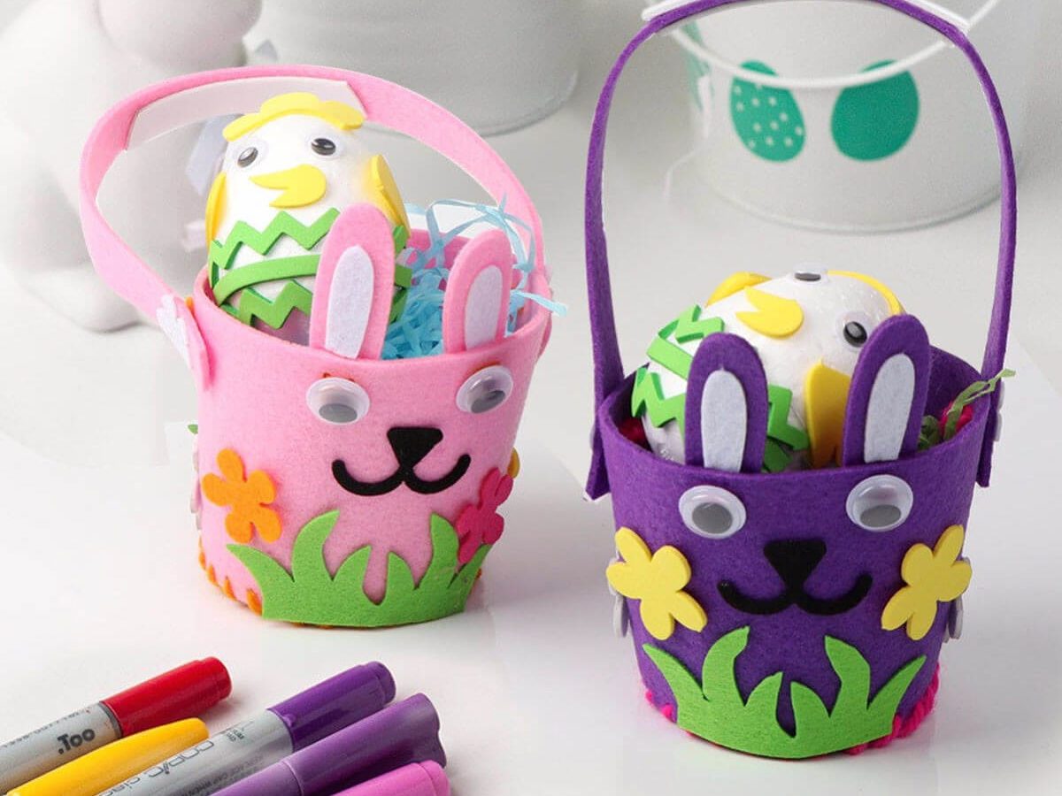 How to Make Easter Baskets: 40 DIY Ideas