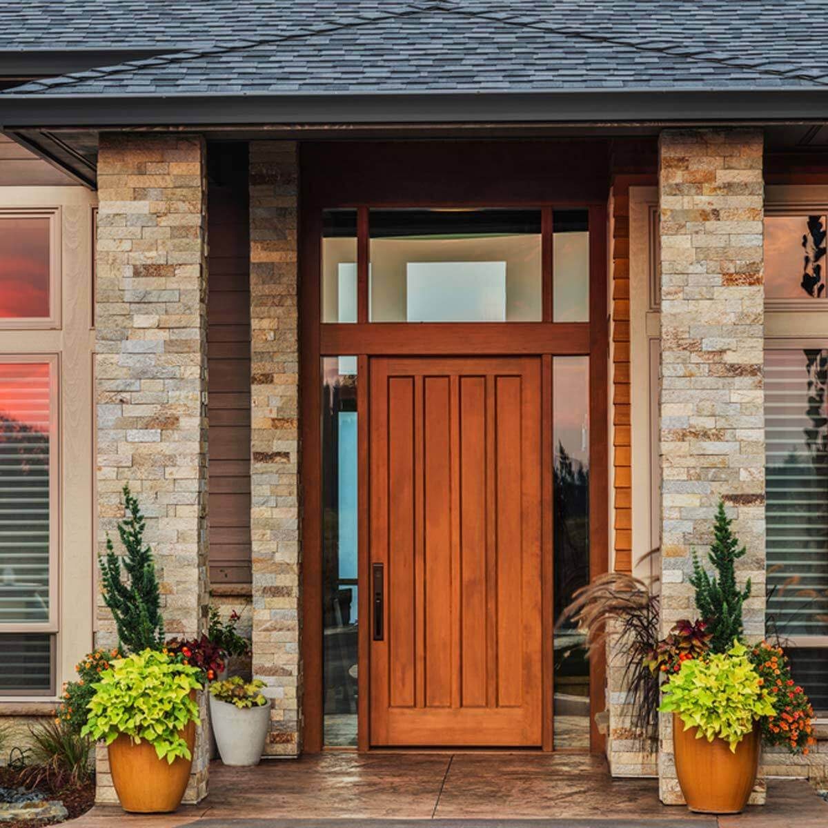 9 Modern Exterior Doors That Make Coming Home Feel Like a Red