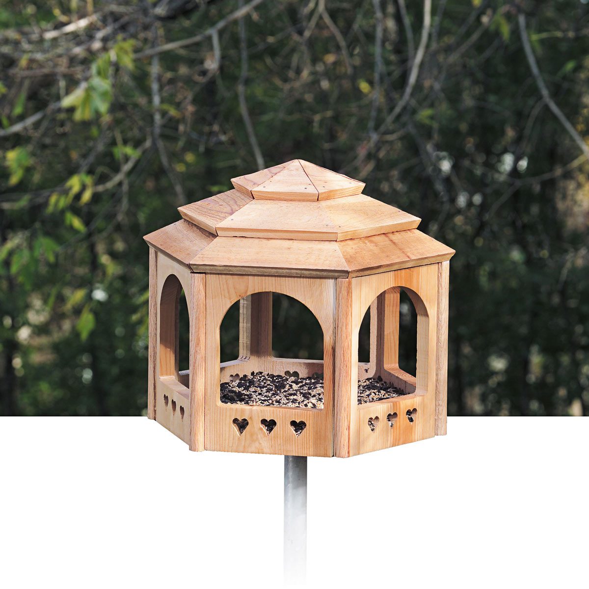 What is the best finish for a wooden bird feeder