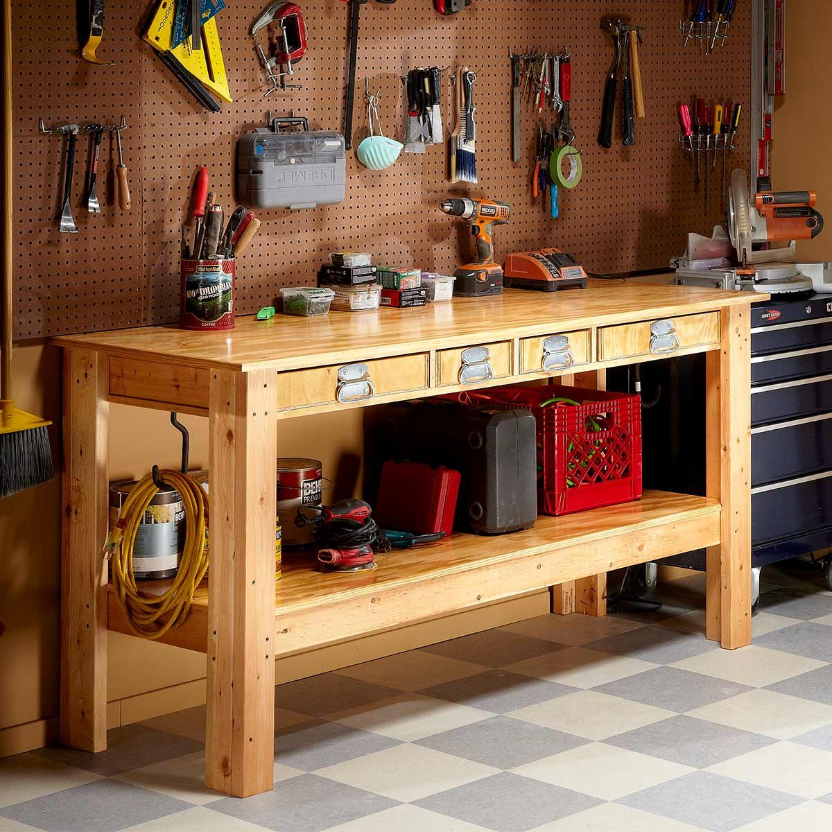 12 Super-Simple Workbenches You Can Build — The Family 