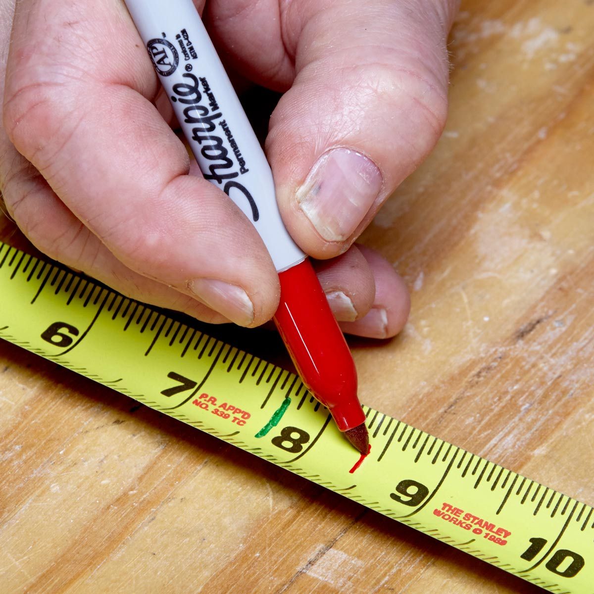 Stop wasting time rolling up that fabric tape measure with this simple
