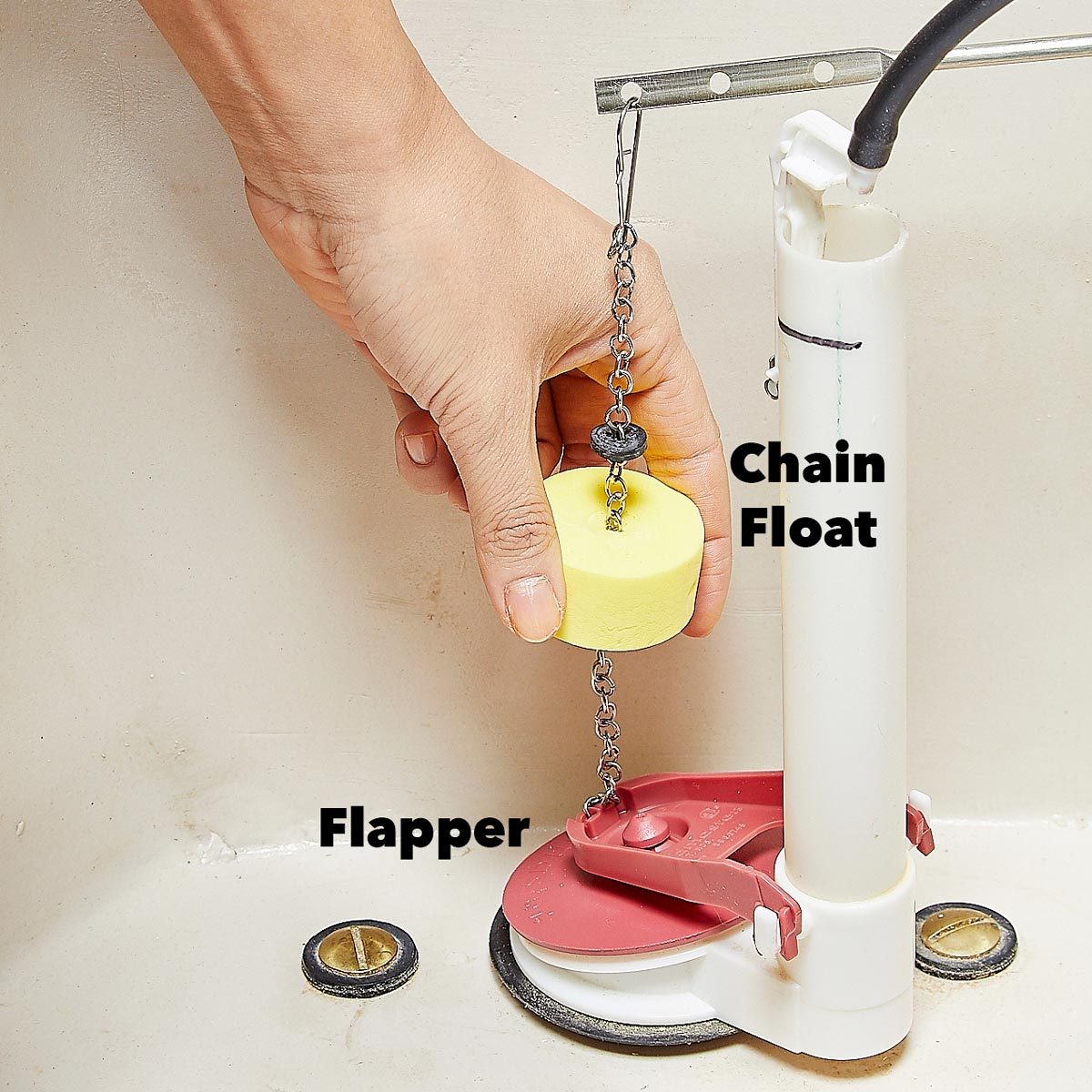 toilet bowl flapper