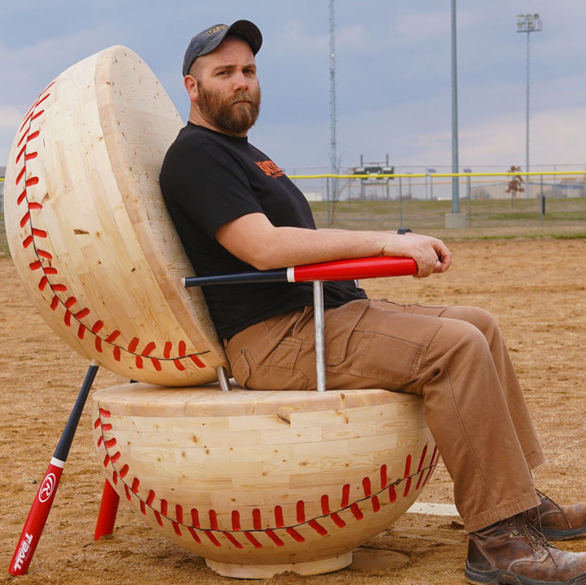 base ball chairs