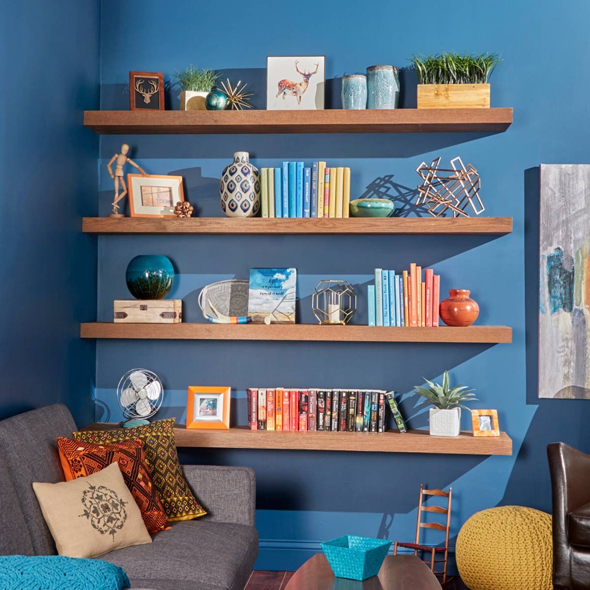 $20 DIY Floating Shelves  Floating shelves diy, Floating shelves, Home  decor