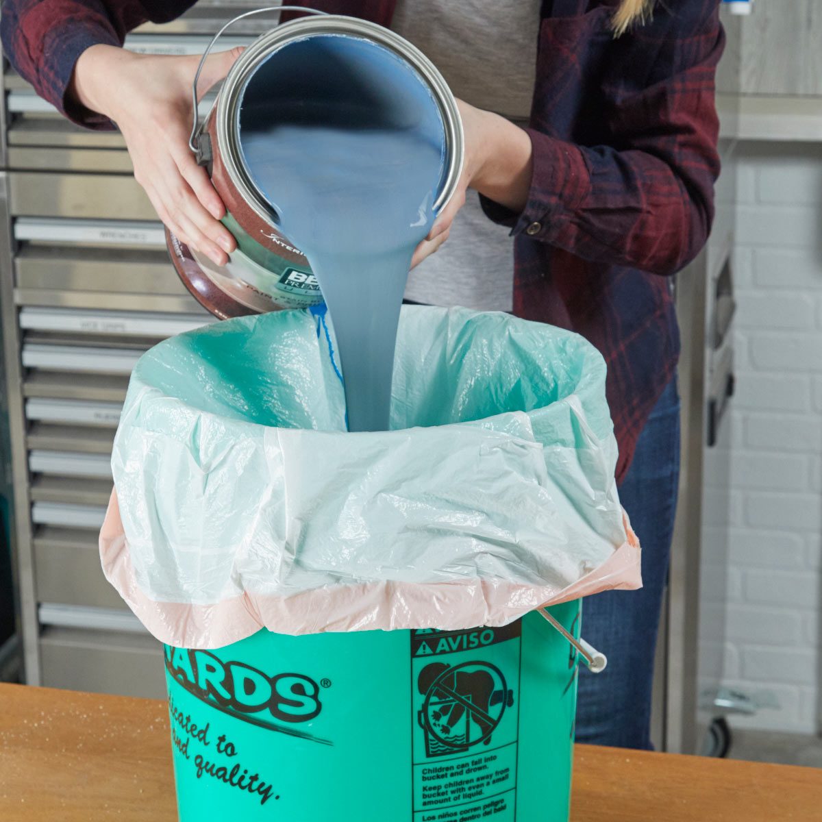bucketsaver-3.5 gallon reusable rubber bucket liner-bucket