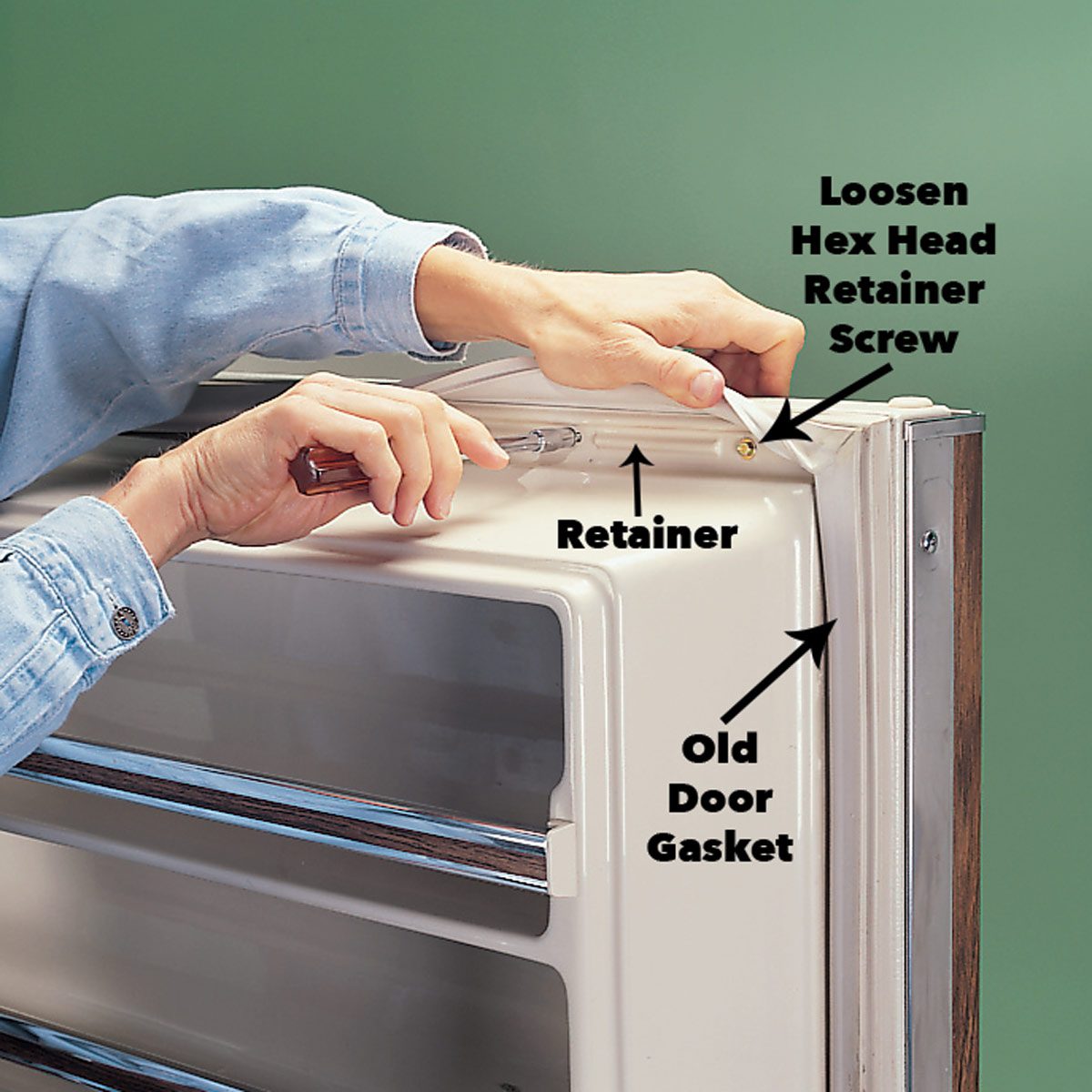 Replace A Refrigerator Door Gasket 