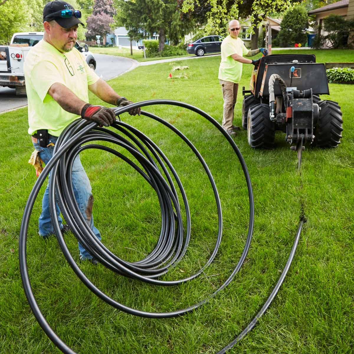 Irrigation Sprinkler Heads and Funny Pipe, Toro