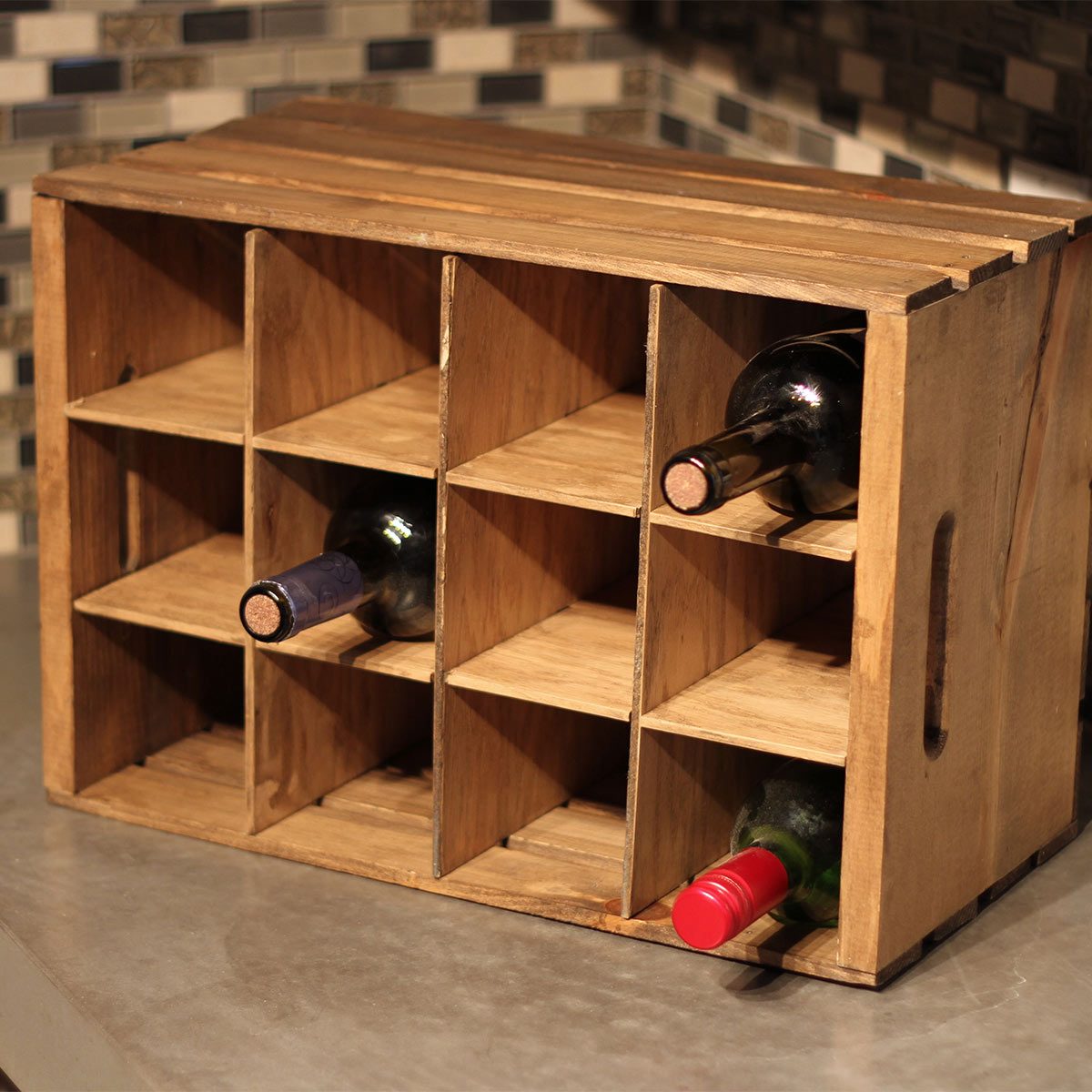 Super-Simple Countertop Wine Rack (DIY) | Family Handyman