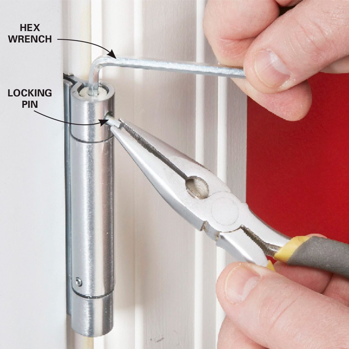 How to Adjust a SelfClosing Spring Hinge Yourself