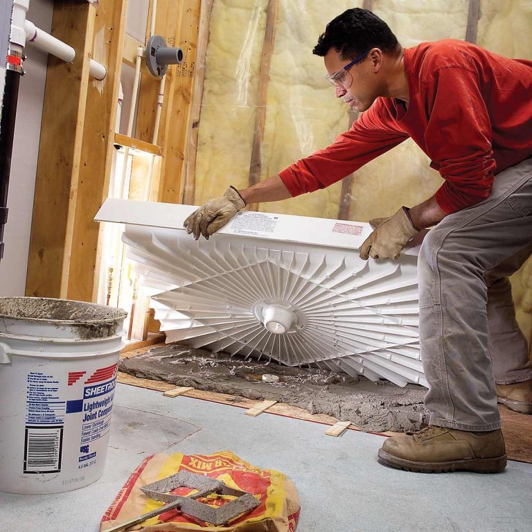 How to Fit a Shower Tray The Family Handyman