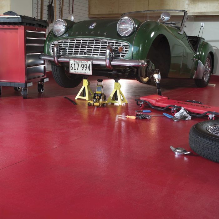 How To Apply Epoxy Flooring To Your Garage Family Handyman