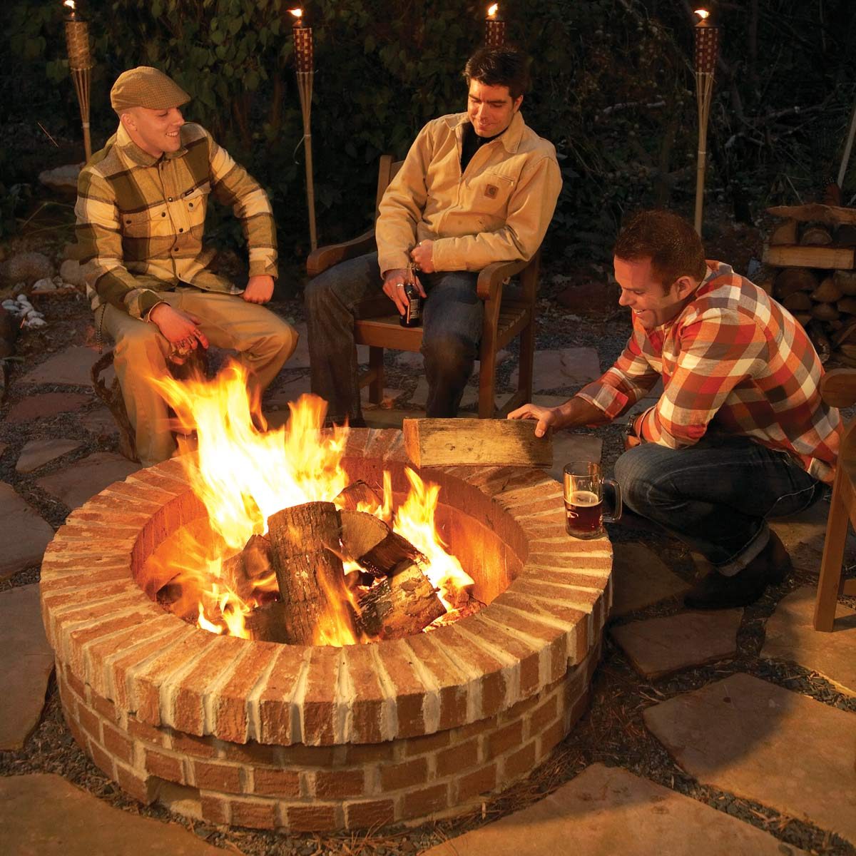 How To Build A Diy Fire Pit Family Handyman