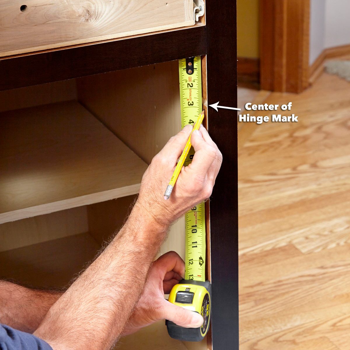 Measure for the hinge location