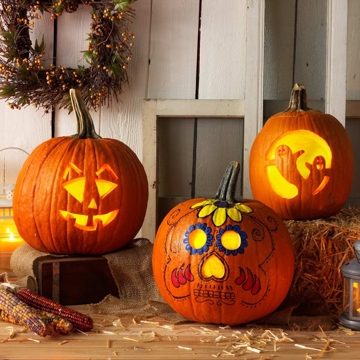Pumpkin Face With X Eyes: Spook Up Your Halloween Décor And Grab ...