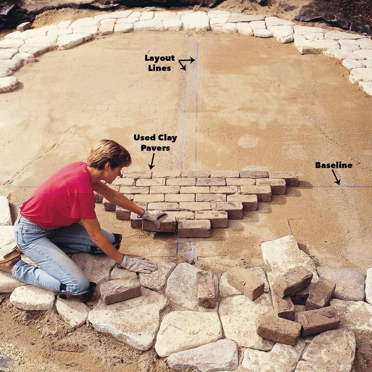 layout bricks brick patio patterns