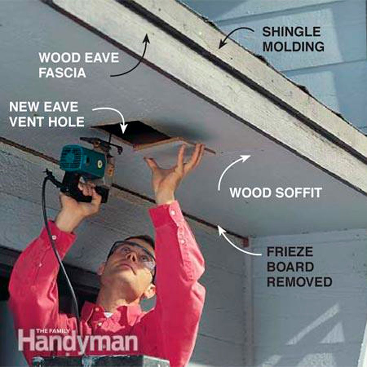 aluminum install soffits soffit shingle roof maintenance handyman molding step