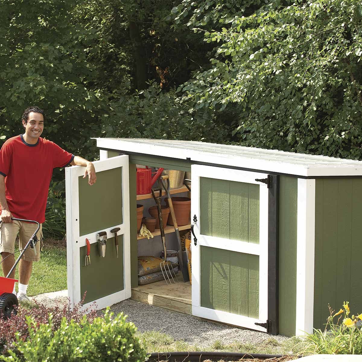 DIY Outdoor Storage Cabinet