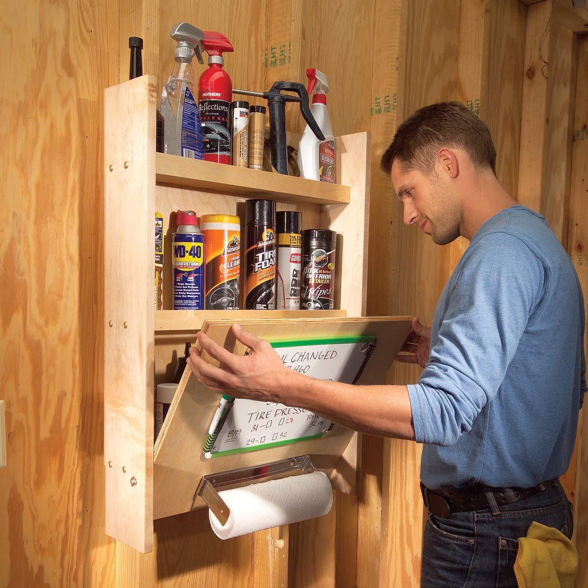 DIY Pull-Out Cabinet Drawer Projects and Tips  Garage storage shelves diy,  Garage storage shelves, Overhead garage storage