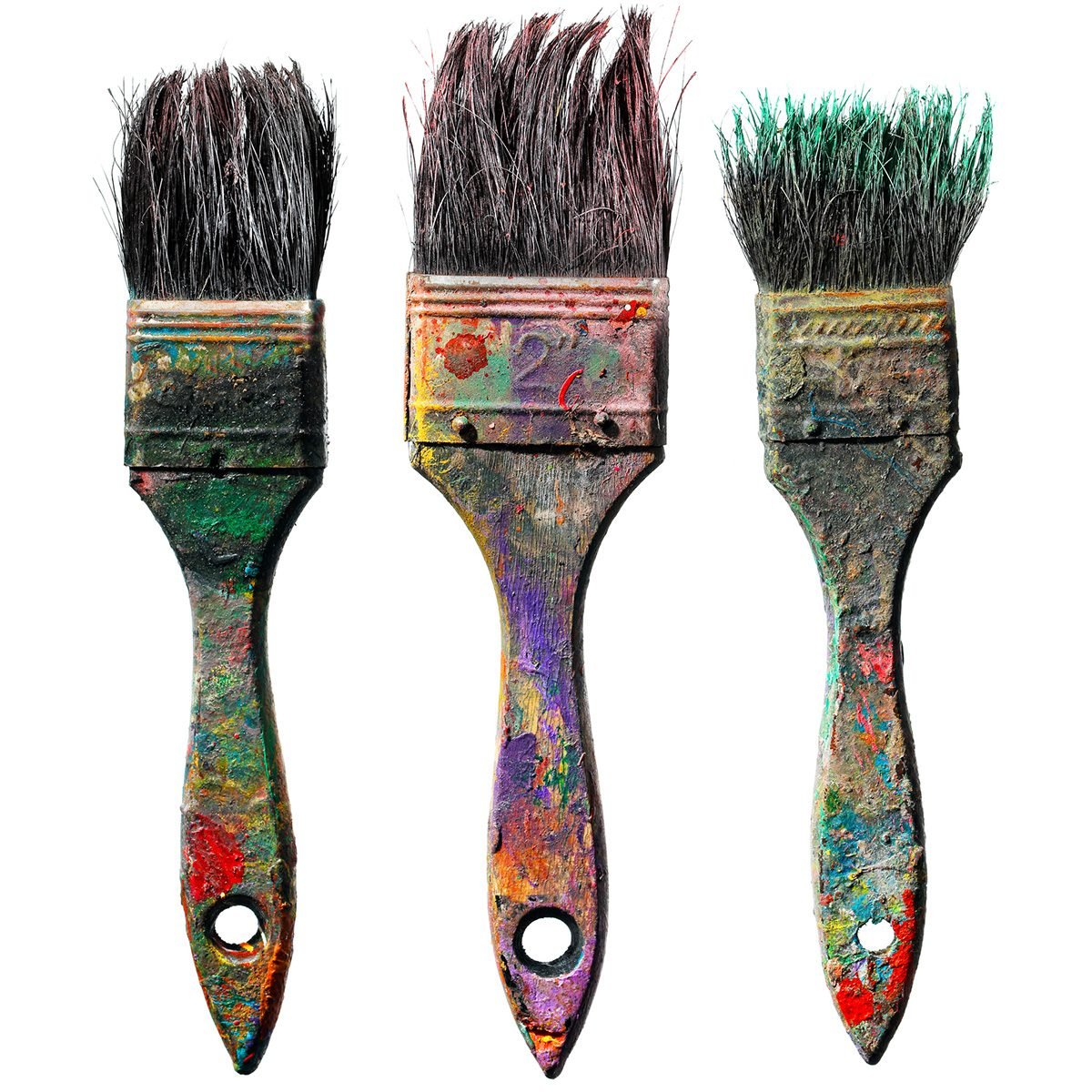 how to clean and store paint brushes