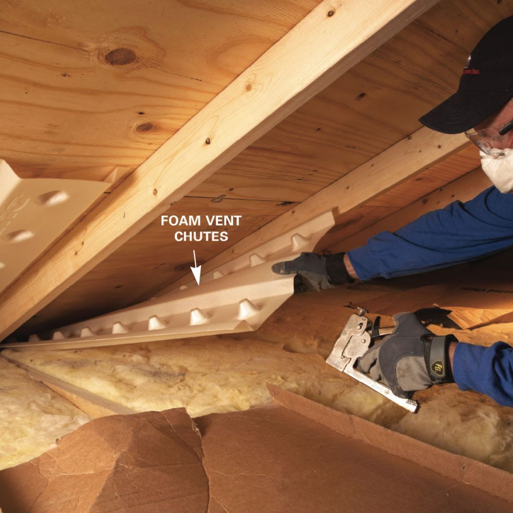 Saving Energy Blown In Insulation In The Attic Project