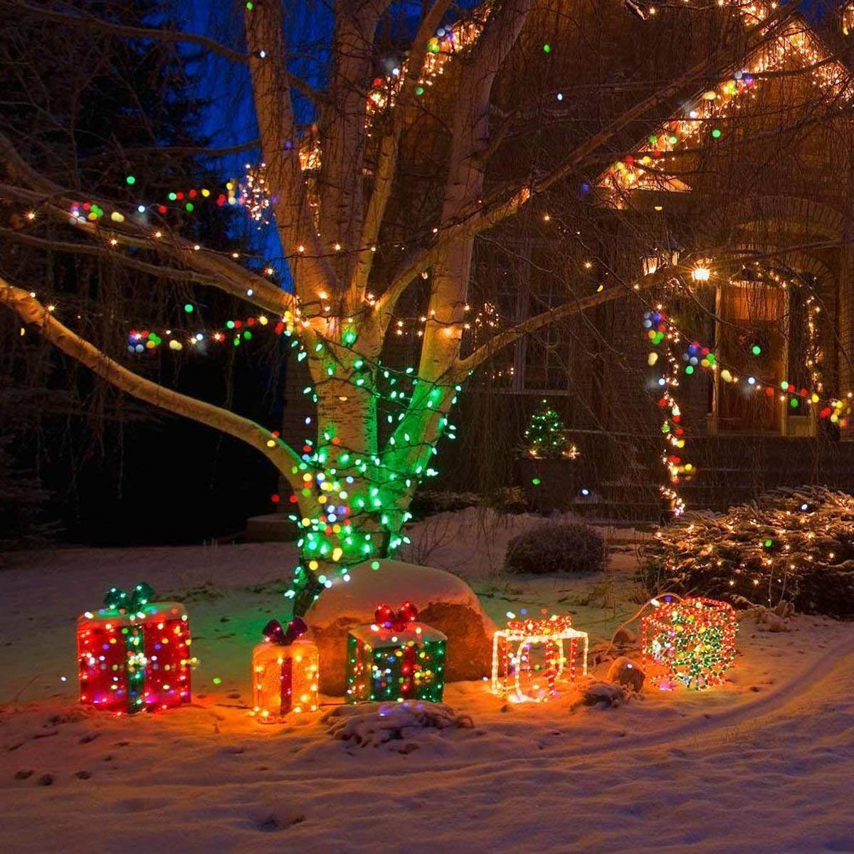 Garden Decoration Christmas Spot Lights Outdoor Tree Lamps
