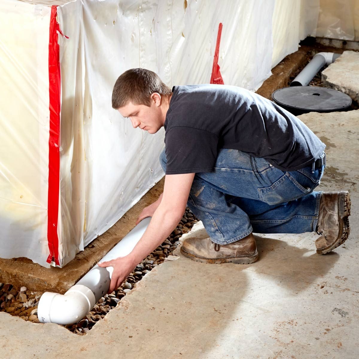 Basement Waterproofing: How to Install a Basement Drainage System
