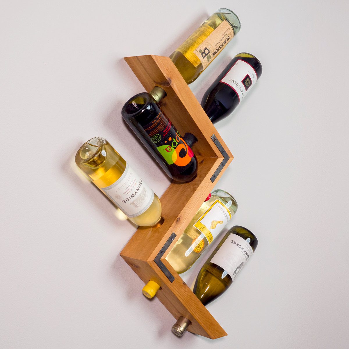 Saturday Morning Workshop: How to Build a Wall-Mounted Wine Rack