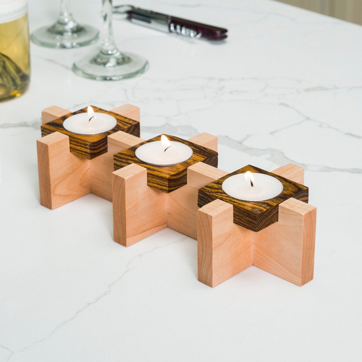 small candle holders