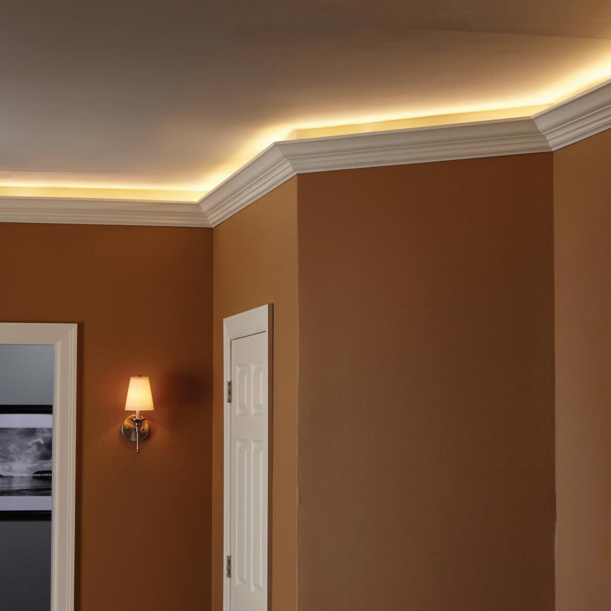 How To Install Elegant Cove Lighting From Crown Molding