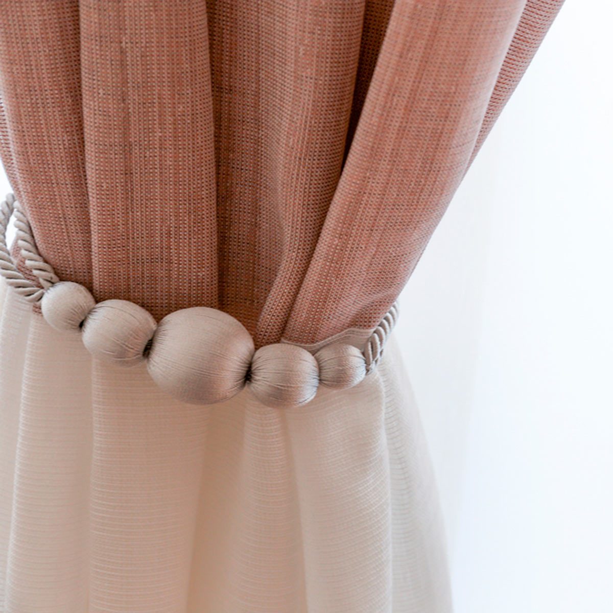 DIY Faux Curtains: How to Sew Tieback Curtains 