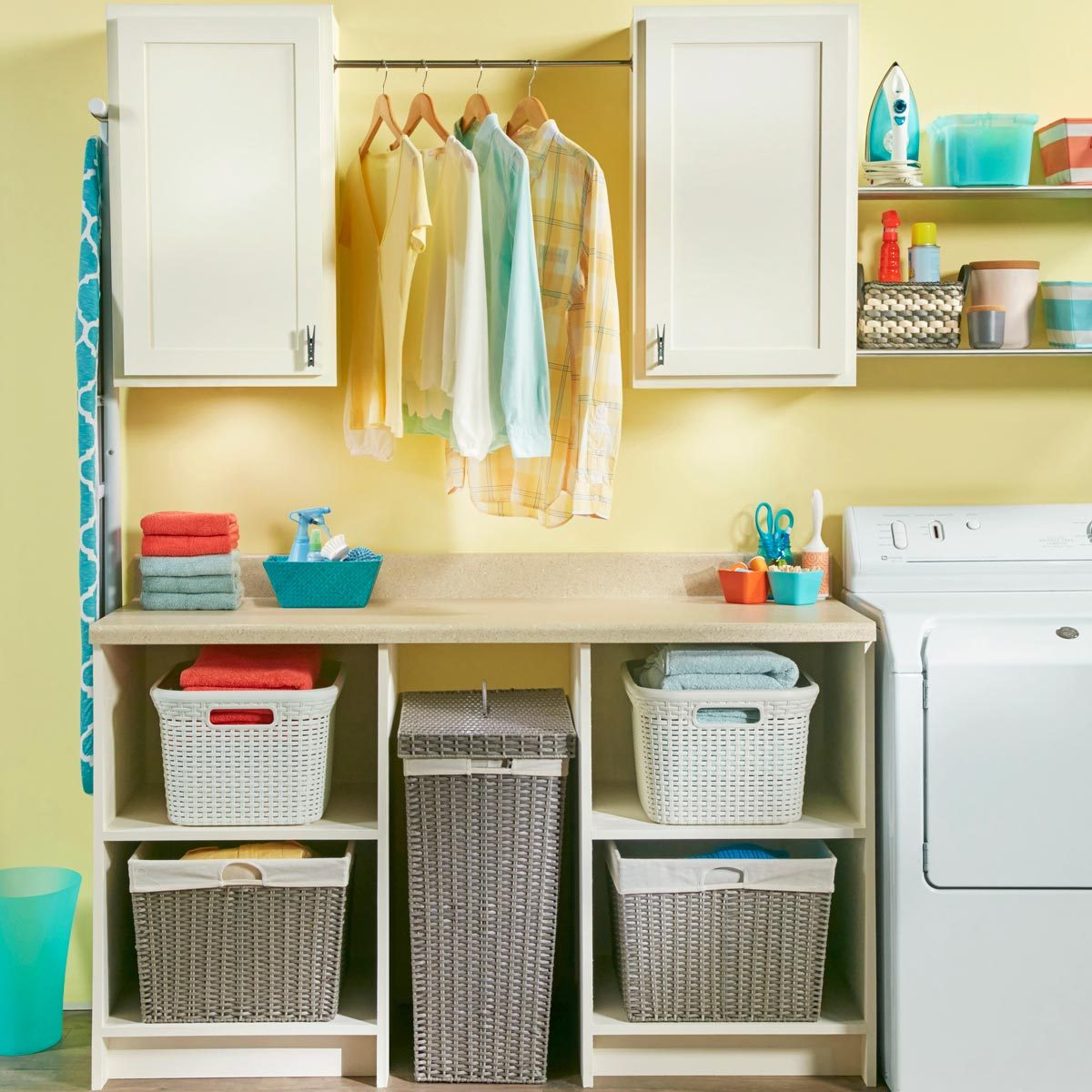 24 Laundry Room Storage Solutions to Freshen Up Your Space
