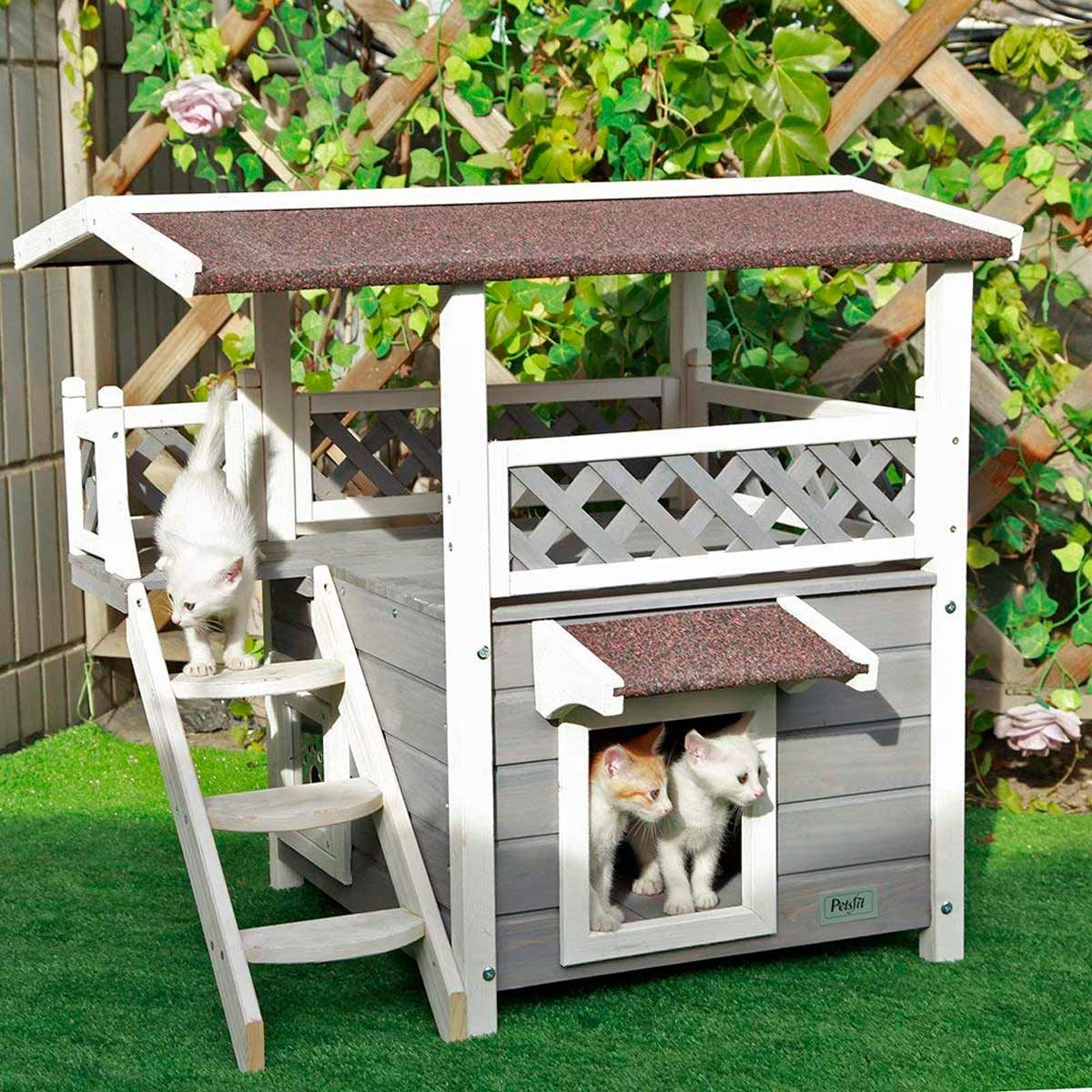diy outdoor cat house plans