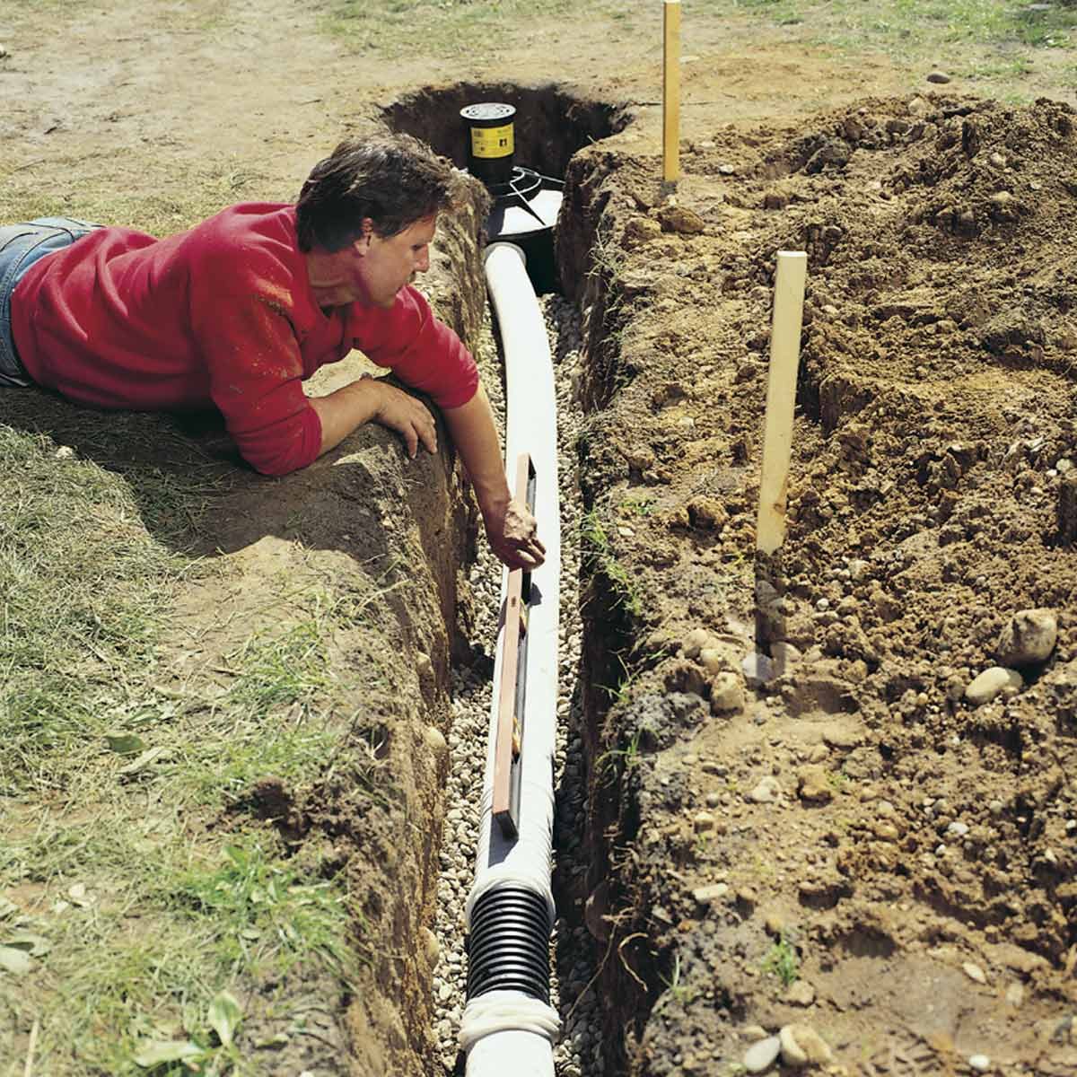 Install an In-Ground Drainage System 