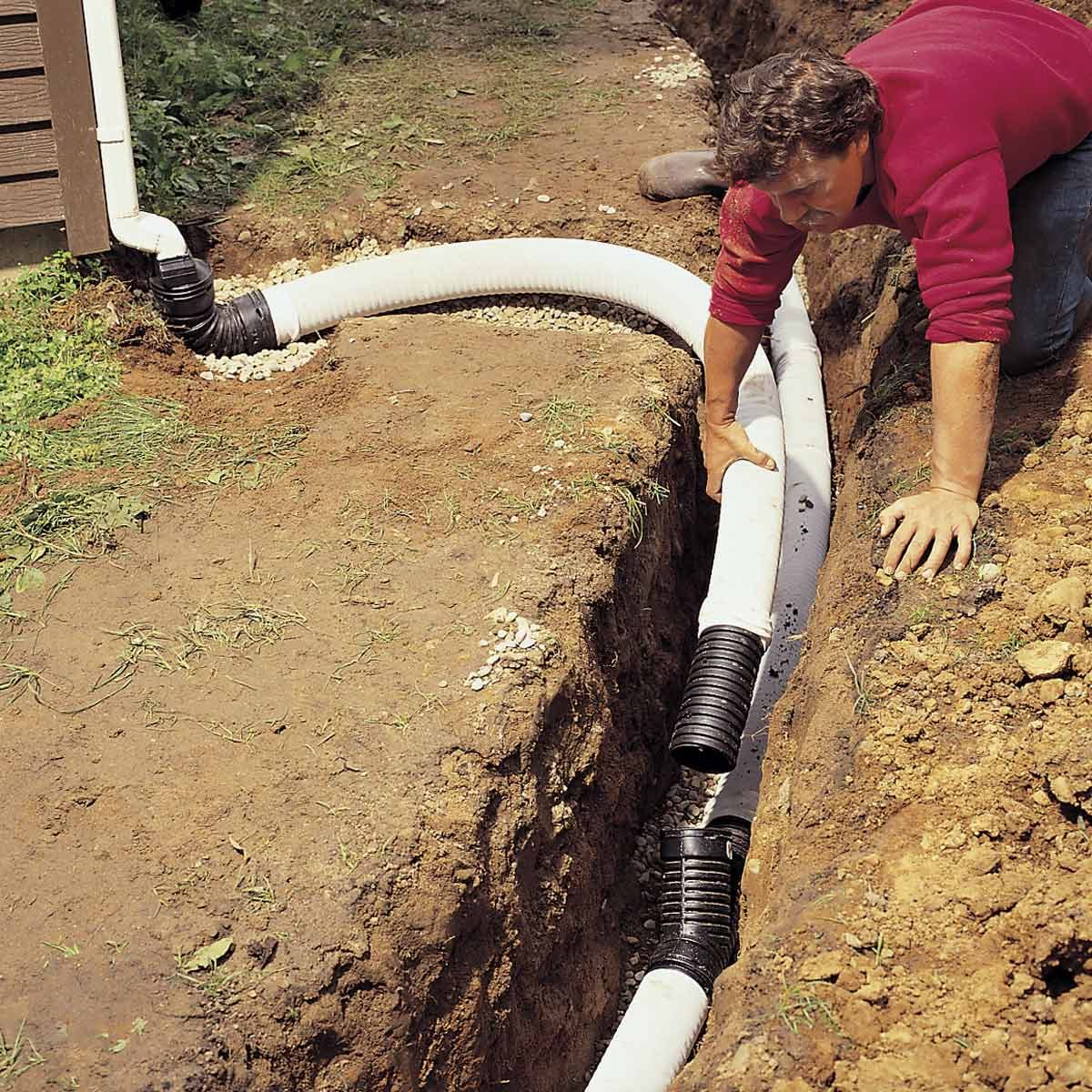 Install an In-Ground Drainage System (DIY) | Family Handyman