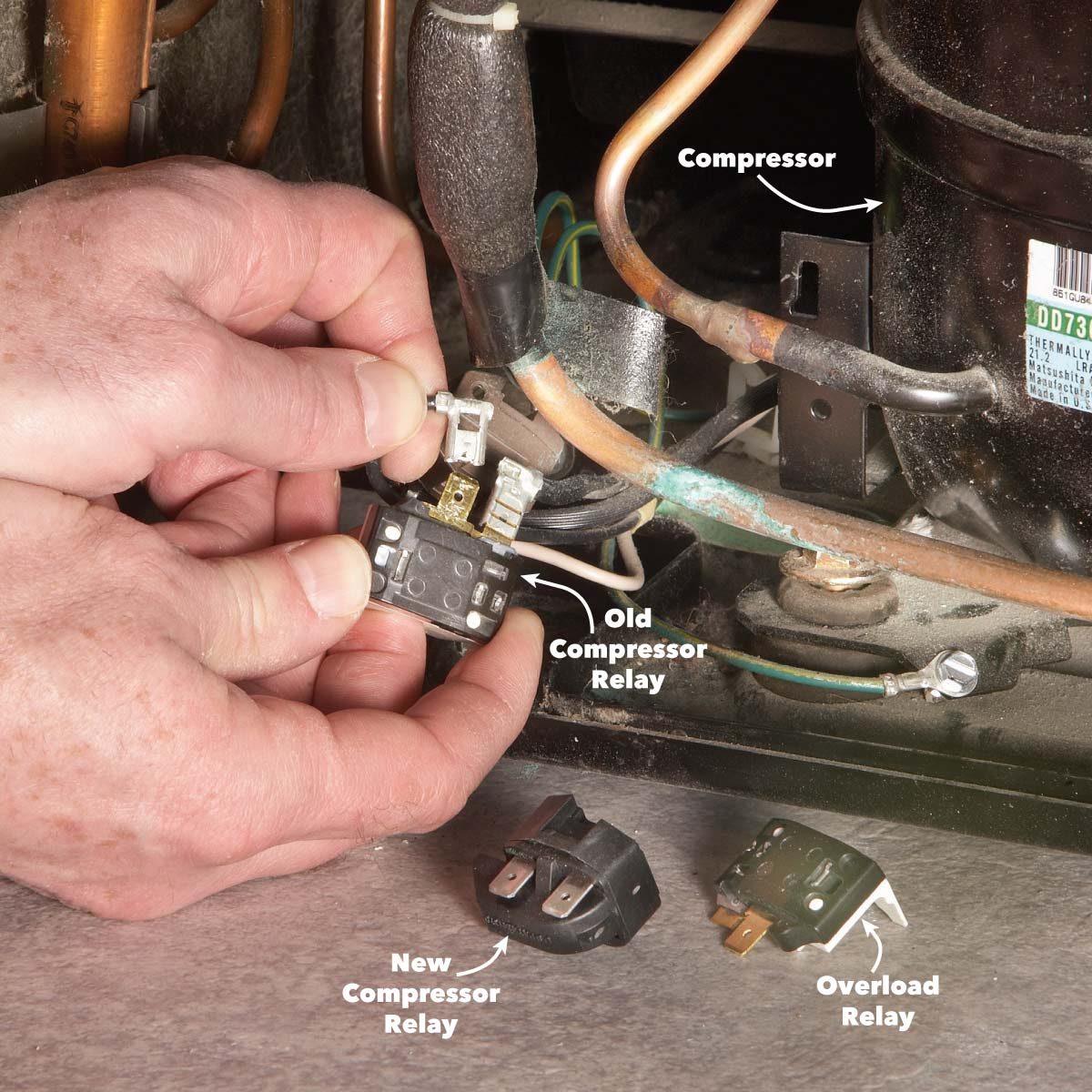 Refrigerator Maintenance Refrigerator Compressor Repair Family Handyman