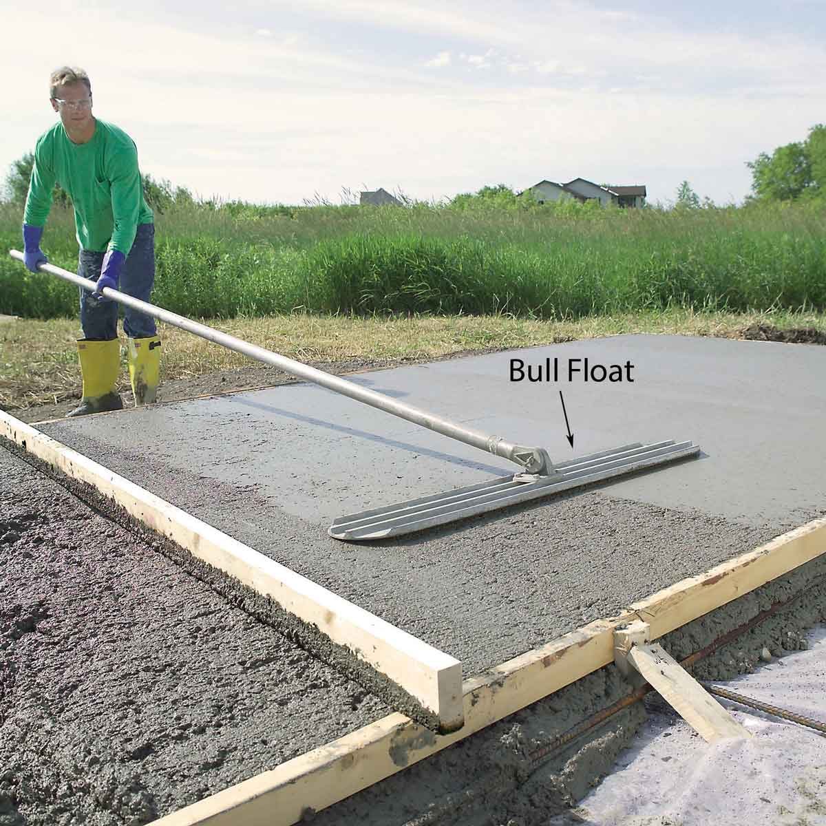Pouring a Concrete Slab 