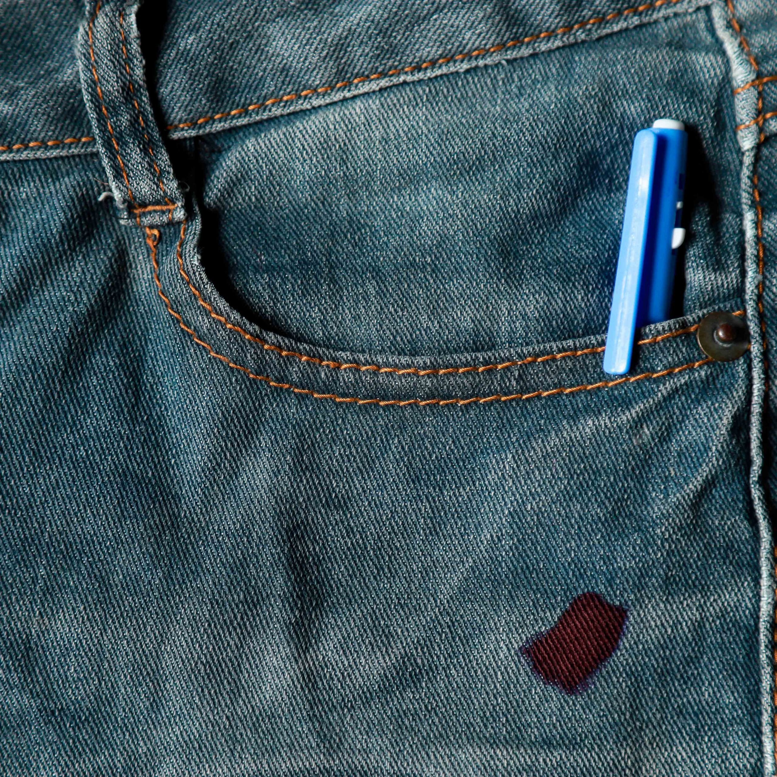 How to remove ball pen marks from my jeans - Quora