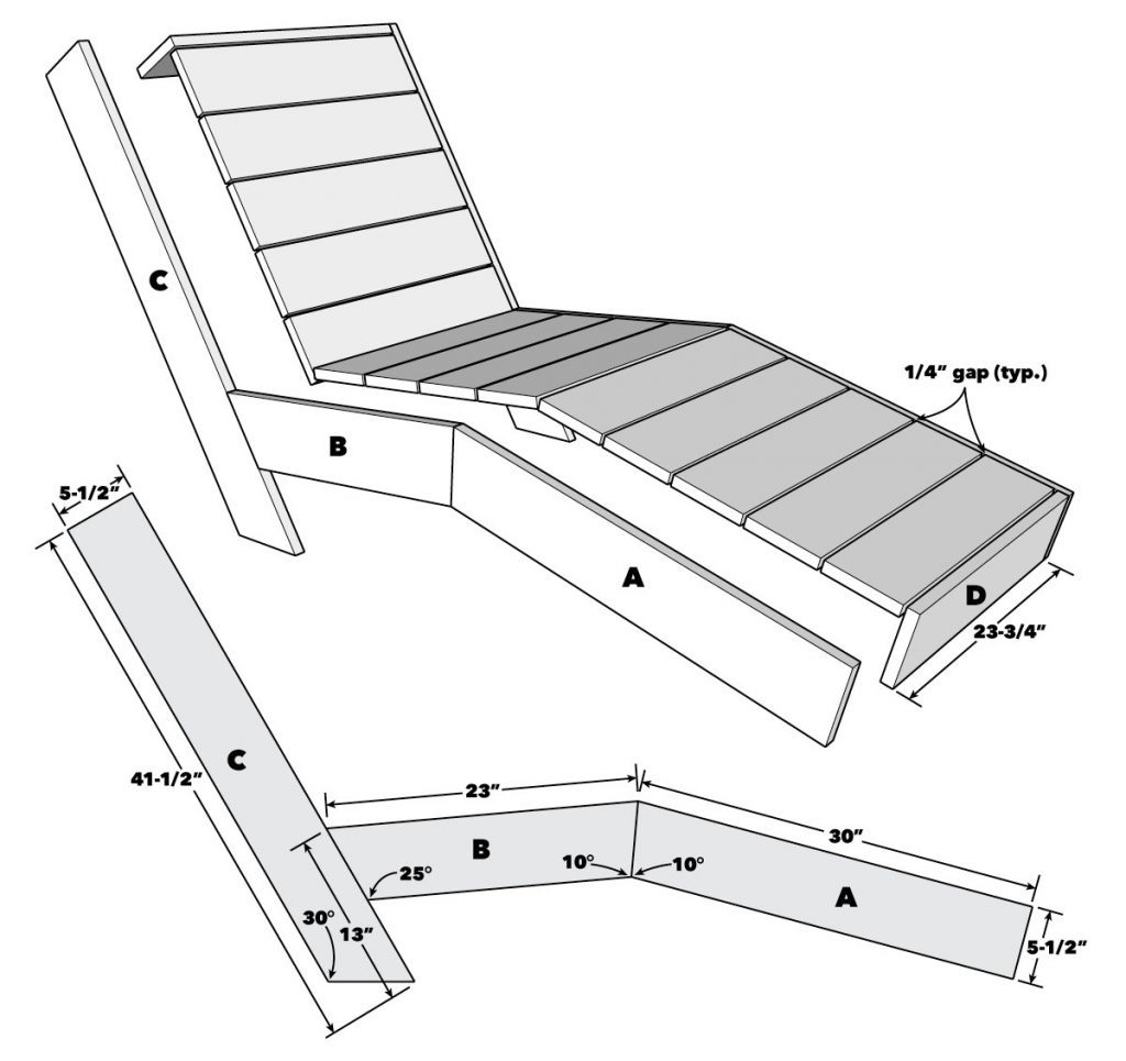 How to Build an Outdoor Chaise Lounge  Family Handyman