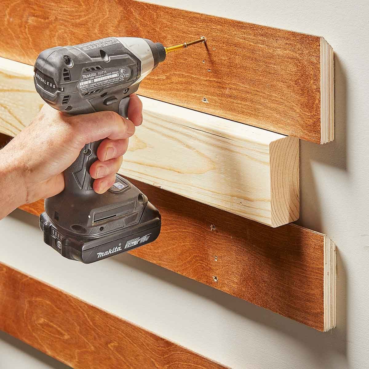 french cleat tool wall optional plywood