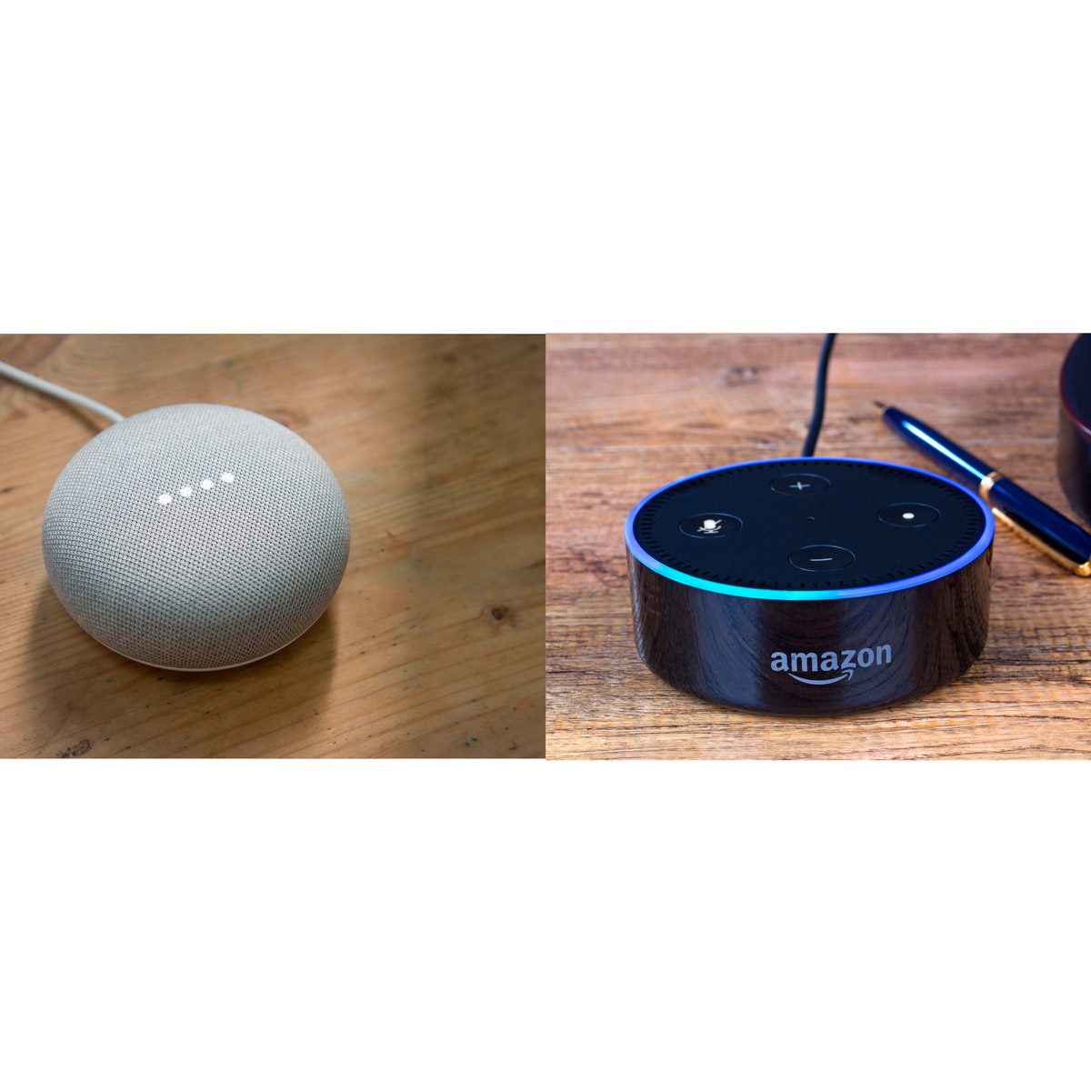 Google Nest Mini vs.  Echo Dot