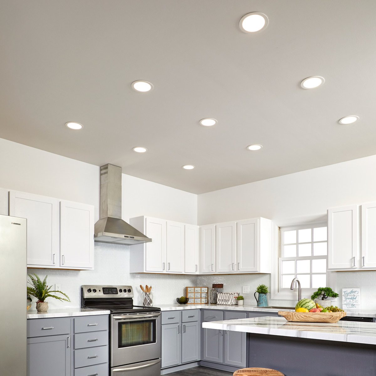 led spotlights kitchen ceiling