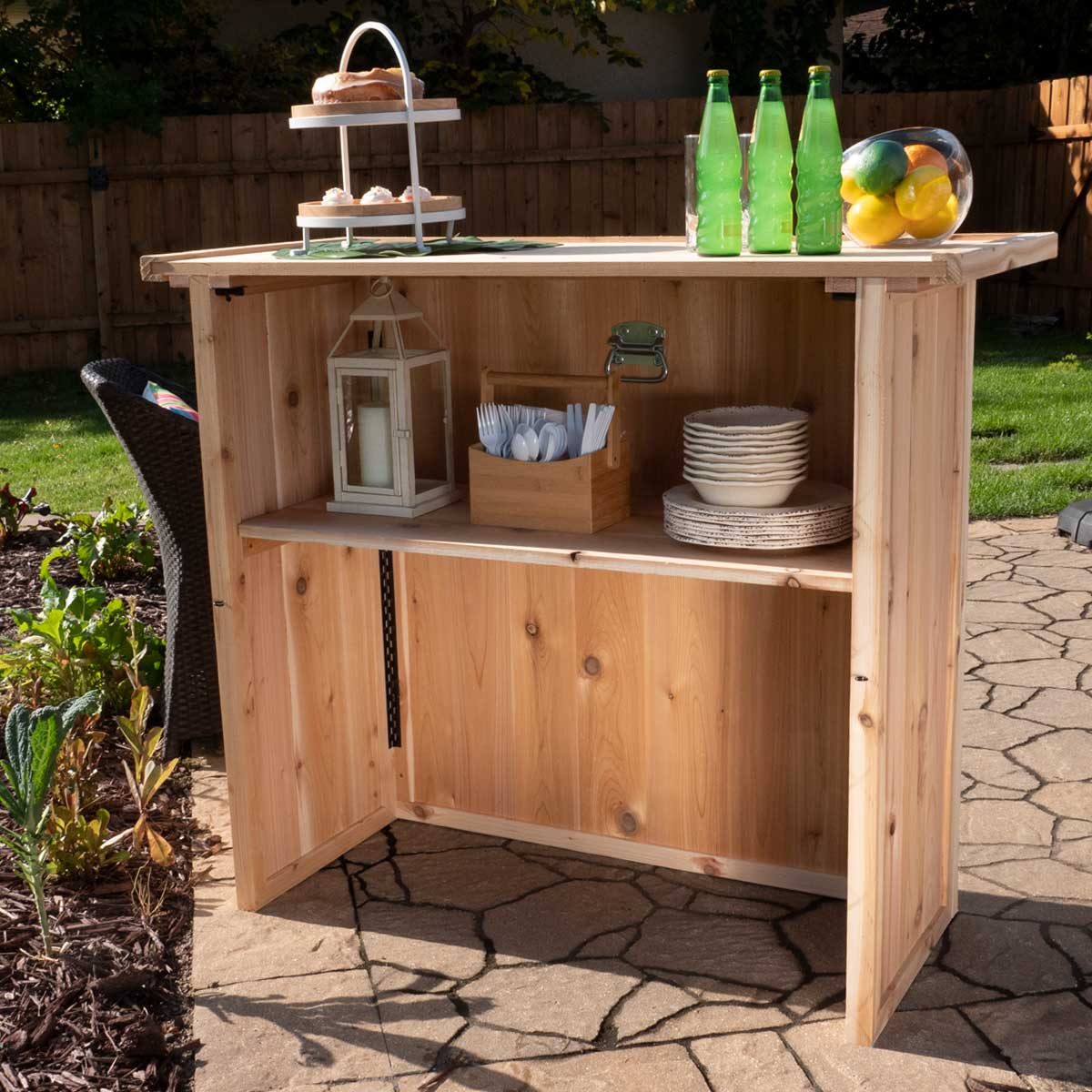 How To Build A Folding Outdoor Bar